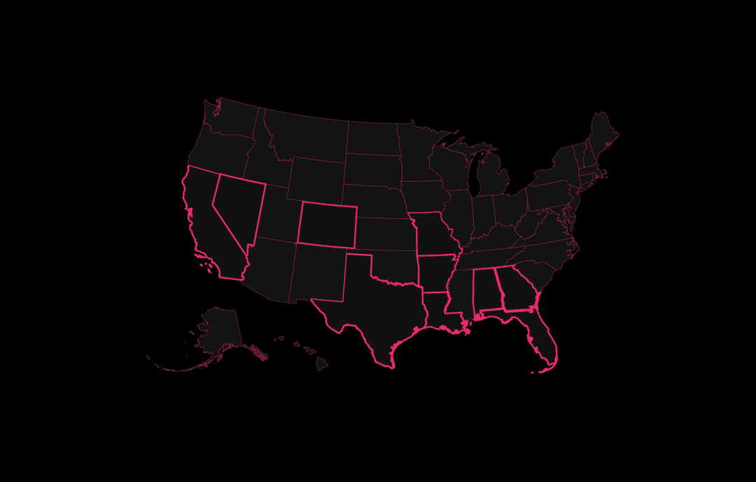 USA map